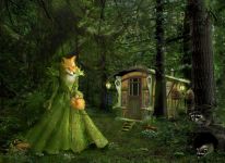 森林里的房屋寓言故事